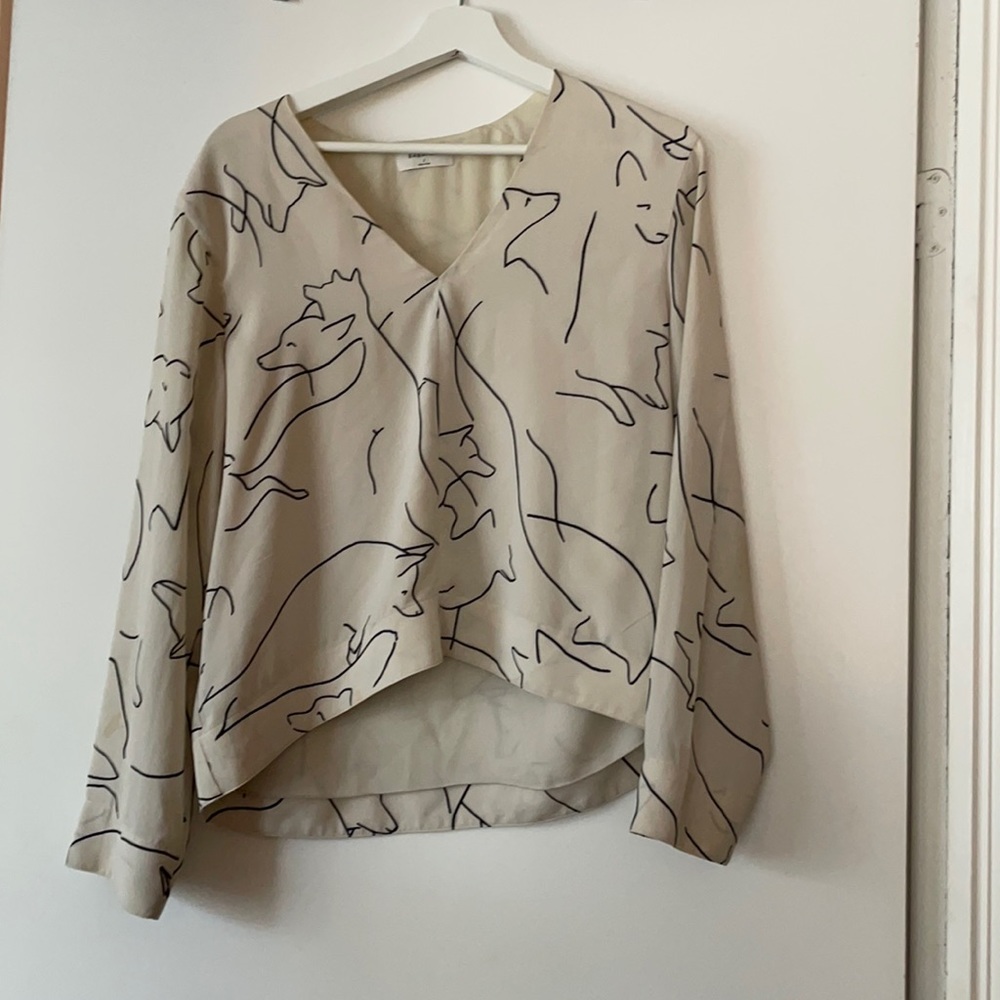 Abstract blouse